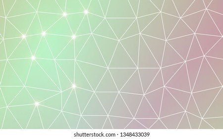 Abstract mosaic background with triangles. Style for your business design. Vector illustration. Light Gradient Abstract Background