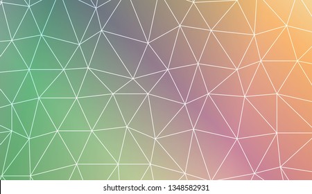 Abstract mosaic background with triangles. Style for your business design. Vector illustration. Light Gradient Abstract Background