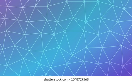 Abstract mosaic background with triangles. Style for your business design. Vector illustration. Light Gradient Abstract Background
