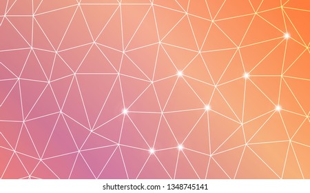 Abstract mosaic background with triangles. Style for your business design. Vector illustration. Light Gradient Abstract Background