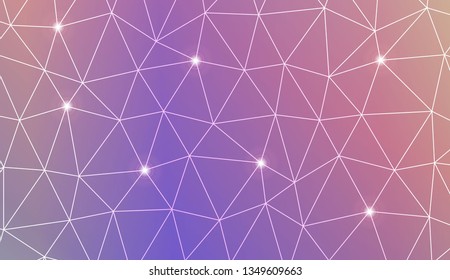 Abstract mosaic background with triangles. Style for your business design. Vector illustration. Light Gradient Abstract Background