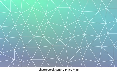 Abstract mosaic background with triangles. Style for your business design. Vector illustration. Light Gradient Abstract Background