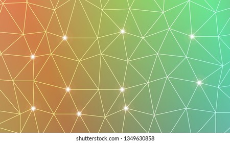 Abstract mosaic background with triangles. Style for your business design. Vector illustration. Light Gradient Abstract Background