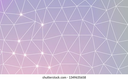 Abstract mosaic background with triangles. Style for your business design. Vector illustration. Light Gradient Abstract Background