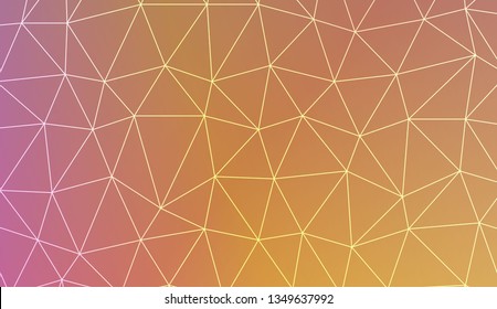 Abstract mosaic background with triangles. Style for your business design. Vector illustration. Light Gradient Abstract Background