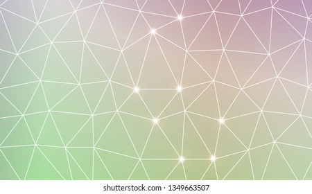Abstract mosaic background with triangles. Style for your business design. Vector illustration. Light Gradient Abstract Background
