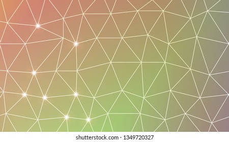 Abstract mosaic background with triangles. Style for your business design. Vector illustration. Light Gradient Abstract Background