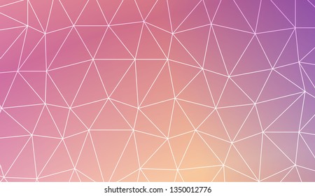 Abstract mosaic background with triangles. Style for your business design. Vector illustration. Light Gradient Abstract Background