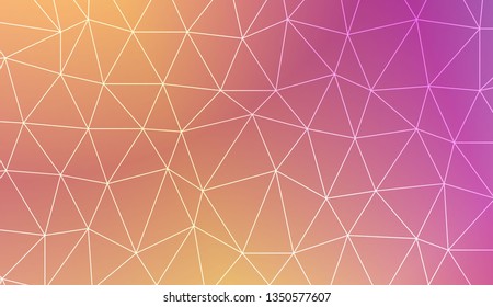 Abstract mosaic background with triangles. Style for your business design. Vector illustration. Light Gradient Abstract Background