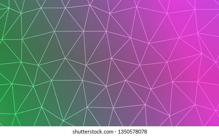 Abstract mosaic background with triangles. Style for your business design. Vector illustration. Light Gradient Abstract Background