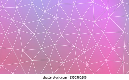 Abstract mosaic background with triangles. Style for your business design. Vector illustration. Light Gradient Abstract Background