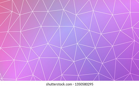 Abstract mosaic background with triangles. Style for your business design. Vector illustration. Light Gradient Abstract Background