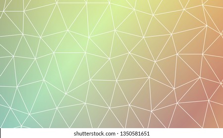 Abstract mosaic background with triangles. Style for your business design. Vector illustration. Light Gradient Abstract Background