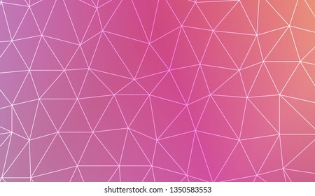 Abstract mosaic background with triangles. Style for your business design. Vector illustration. Light Gradient Abstract Background