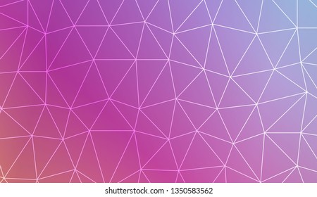 Abstract mosaic background with triangles. Style for your business design. Vector illustration. Light Gradient Abstract Background