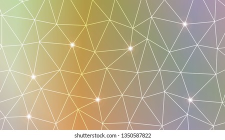 Abstract mosaic background with triangles. Style for your business design. Vector illustration. Light Gradient Abstract Background