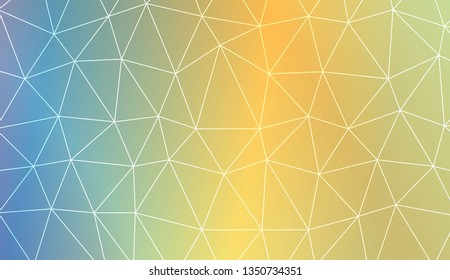 Abstract mosaic background with triangles. Style for your business design. Vector illustration. Light Gradient Abstract Background