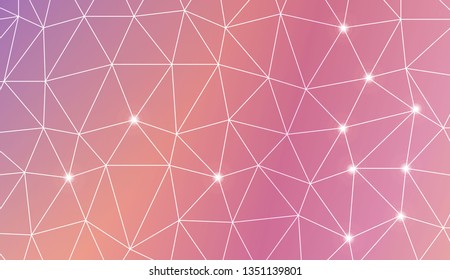 Abstract mosaic background with triangles. Style for your business design. Vector illustration. Light Gradient Abstract Background