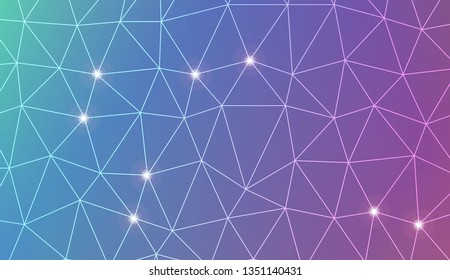 Abstract mosaic background with triangles. Style for your business design. Vector illustration. Light Gradient Abstract Background