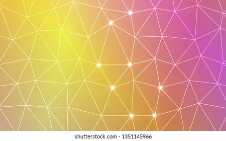 Abstract mosaic background with triangles. Style for your business design. Vector illustration. Light Gradient Abstract Background