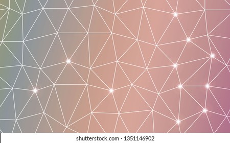 Abstract mosaic background with triangles. Style for your business design. Vector illustration. Light Gradient Abstract Background