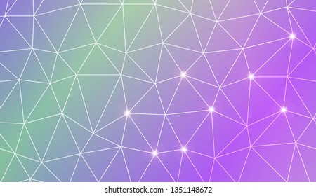 Abstract mosaic background with triangles. Style for your business design. Vector illustration. Light Gradient Abstract Background