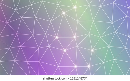 Abstract mosaic background with triangles. Style for your business design. Vector illustration. Light Gradient Abstract Background
