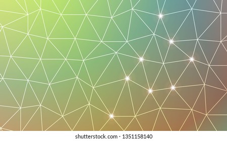Abstract mosaic background with triangles. Style for your business design. Vector illustration. Light Gradient Abstract Background