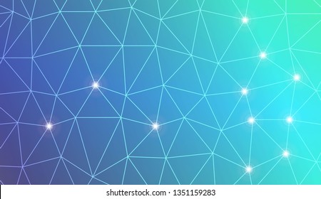Abstract mosaic background with triangles. Style for your business design. Vector illustration. Light Gradient Abstract Background