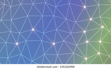Abstract mosaic background with triangles. Style for your business design. Vector illustration. Light Gradient Abstract Background