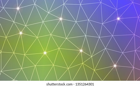 Abstract mosaic background with triangles. Style for your business design. Vector illustration. Light Gradient Abstract Background