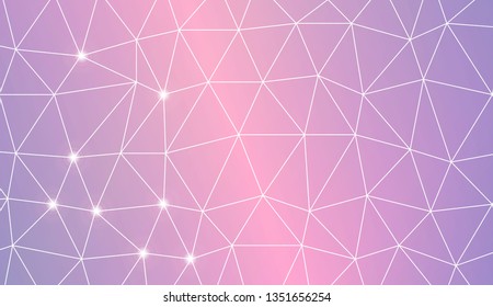 Abstract mosaic background with triangles. Style for your business design. Vector illustration. Light Gradient Abstract Background