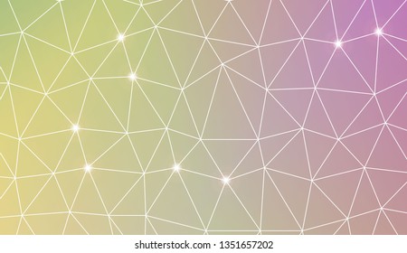 Abstract mosaic background with triangles. Style for your business design. Vector illustration. Light Gradient Abstract Background