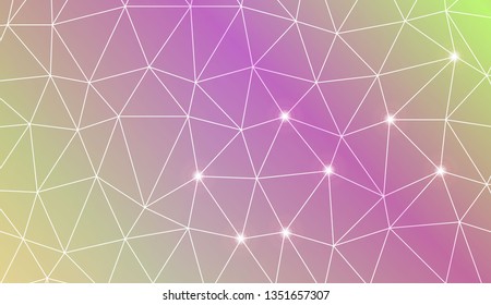 Abstract mosaic background with triangles. Style for your business design. Vector illustration. Light Gradient Abstract Background