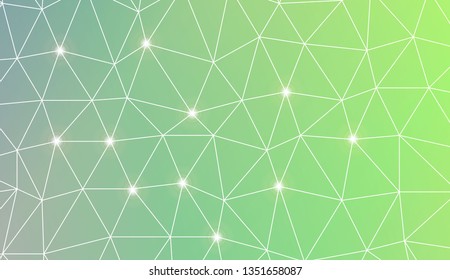Abstract mosaic background with triangles. Style for your business design. Vector illustration. Light Gradient Abstract Background