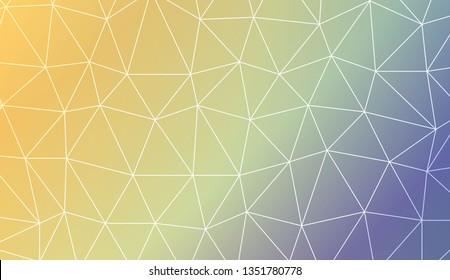 Abstract mosaic background with triangles. Style for your business design. Vector illustration. Light Gradient Abstract Background