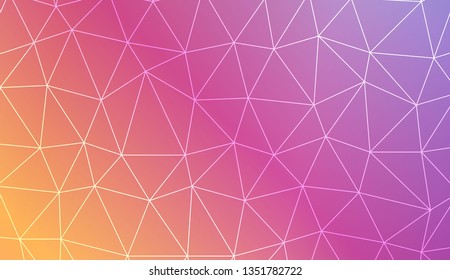 Abstract mosaic background with triangles. Style for your business design. Vector illustration. Light Gradient Abstract Background