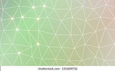 Abstract mosaic background with triangles. Style for your business design. Vector illustration. Light Gradient Abstract Background