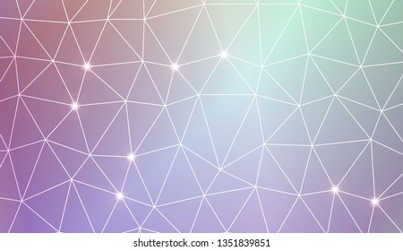 Abstract mosaic background with triangles. Style for your business design. Vector illustration. Light Gradient Abstract Background