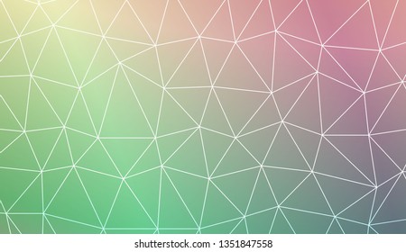 Abstract mosaic background with triangles. Style for your business design. Vector illustration. Light Gradient Abstract Background