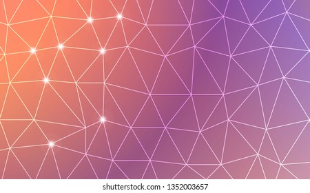 Abstract mosaic background with triangles. Style for your business design. Vector illustration. Light Gradient Abstract Background
