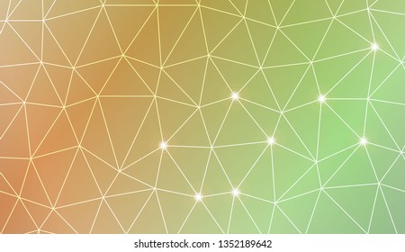 Abstract mosaic background with triangles. Style for your business design. Vector illustration. Light Gradient Abstract Background
