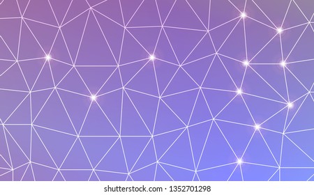 Abstract mosaic background with triangles. Style for your business design. Vector illustration. Light Gradient Abstract Background