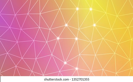 Abstract mosaic background with triangles. Style for your business design. Vector illustration. Light Gradient Abstract Background