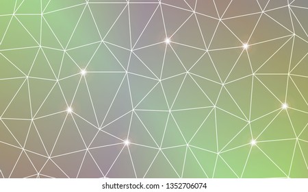 Abstract mosaic background with triangles. Style for your business design. Vector illustration. Light Gradient Abstract Background