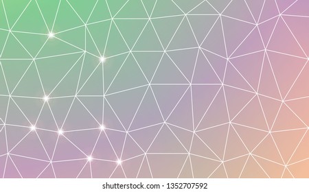 Abstract mosaic background with triangles. Style for your business design. Vector illustration. Light Gradient Abstract Background