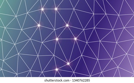 Abstract mosaic background with triangles. For your wallpaper, advert, banner, poster. Vector illustration. Creative gradient color