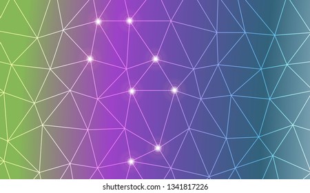 Abstract mosaic background with triangles. For your wallpaper, advert, banner, poster. Vector illustration. Creative gradient color
