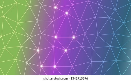 Abstract mosaic background with triangles. For your wallpaper, advert, banner, poster. Vector illustration. Creative gradient color