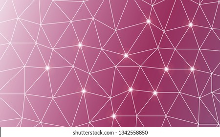 Abstract mosaic background with triangles. For your wallpaper, advert, banner, poster. Vector illustration. Creative gradient color